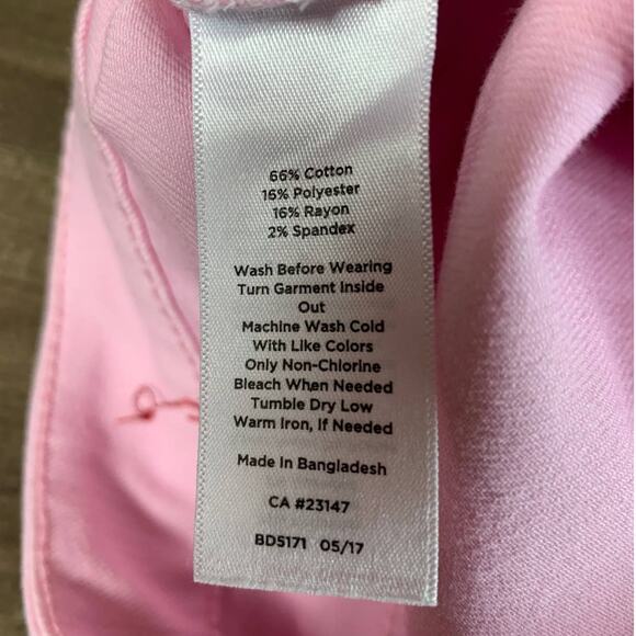 Talbots Women's Pants 5 Pocket Jegging - Light Pink - Size 4 - Picture 5 of 8